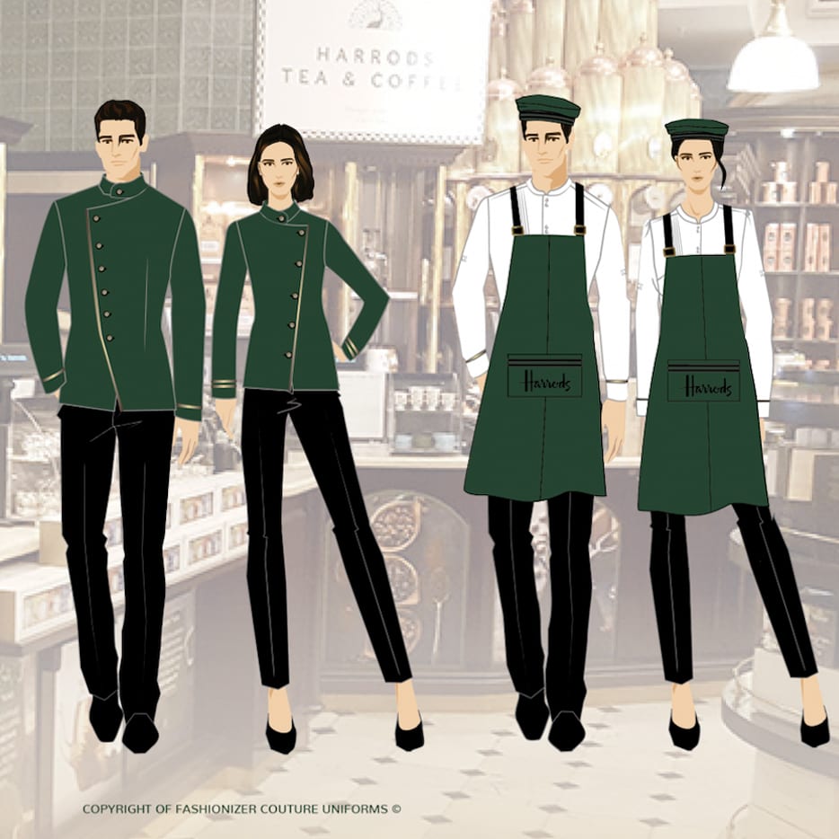 Harrods Food Hall | Portfolio | Fashionizer Couture Uniforms